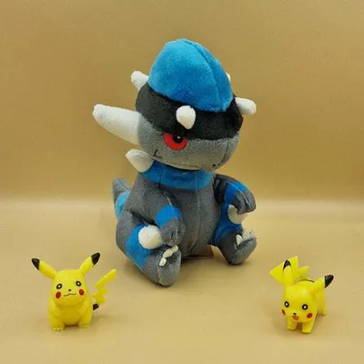 Produktbild von Pokemon Rameidon Kuscheltier - 14 cm Plüschtier Rampardos