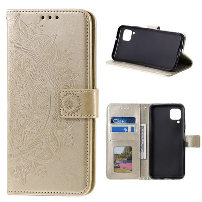 Obrázek produktu pro Pouzdro pro mobilní telefon Samsung Galaxy A42 5G Pouzdro Flipové pouzdro Kryt Ochranný kryt Mandala Rosegold