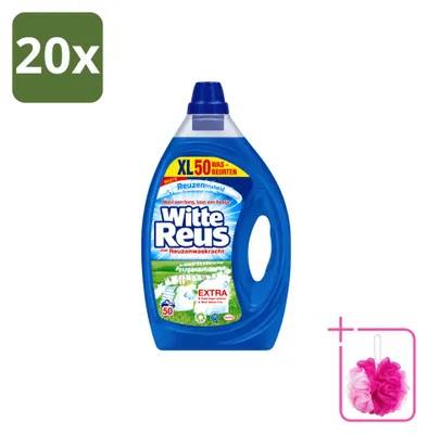 Produktbild von 20 x Witte Reus Flüssigwaschmittel - für 50 Waschladungen - Sparpackung - 20 Stücke