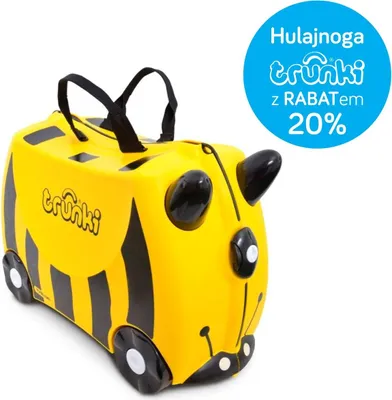Image de Valise Trunki à roulettes - Bernard the Bee