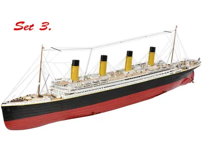 Obrázek produktu pro Krick Titanic 1:200 Přední paluba Kit 3