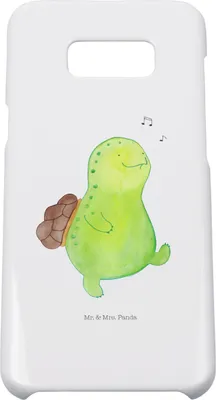Produktbild von Mr. & Mrs. Panda Samsung Galaxy S8 plus Handyhülle  Schildkröte Pfeifen - Weiß - Geschenk, Cover, Lebensfreude, Handy Case, Schildkröten, Trennung, Hülle, Depression