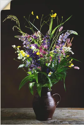 Produktbild von ARTland Wandbild, selbstklebend Blumenstrauß Größe: 40x60 cm
