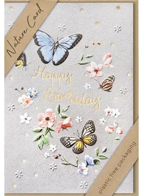 Produktbild von bsb 693018-2 Geburtstagskarte - Natur Card, inkl. Umschlag
