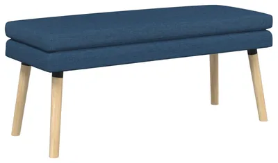 Obrázok produktu pre vidaXL Dvojmiestna lavica, modrá, 110 x 40 x 47 cm, látka