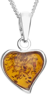 Produktbild von Ostsee-Schmuck Herz Kette mit Anhänger Silber 925/000