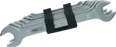 Produktbild von Dönges Doppelmaulschlüsselsatz DIN 3110, 8-teilig 6-22 mm (Maulschlüssel)
