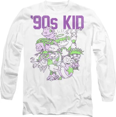 Productafbeelding van Nickelodeon - T-shirt "90s Kid" voor heren/dames, uni model, TV10764 (maat M) (wit)