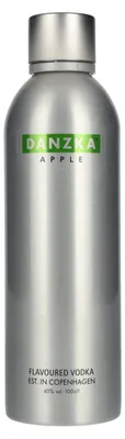 Produktbild von Danzka Vodka APPLE Premium Distilled Flavoured Vodka 40% Vol. 1l
