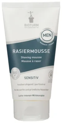 Produktbild von Bioturm 629, Rasier-Mousse, Männer, normale Haut, Empflindliche Haut, 150 ml, Anti-Reizung, Feuchtigkeitsspendend, 1 Stück(e)