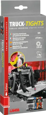 Image de Gaine étirable couvrant les câbles pour les camions, rouge