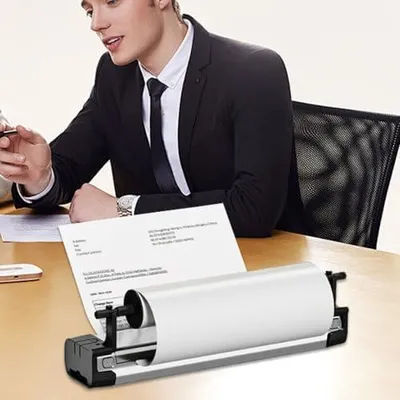 Produktbild von Halterung für Thermodrucker, mobiles Regal, klein und tragbar für Reisen und Zuhause