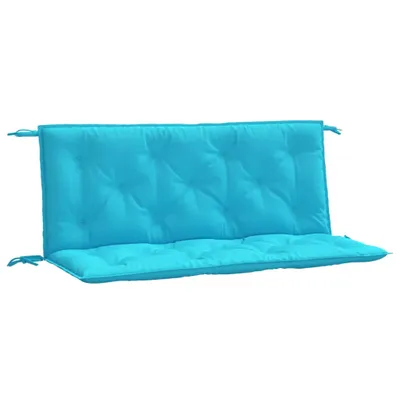 Produktbild von vidaXL Gartenbank-Auflagen 2 Stk. Türkis 120x50x7 cm Stoff