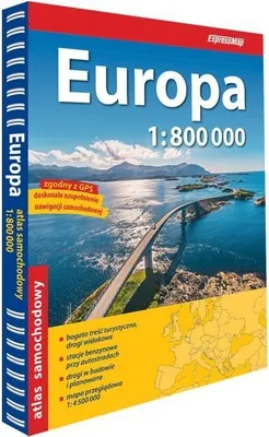 Zdjęcie produktu dla Europa atlas samochodowy 1:800 000