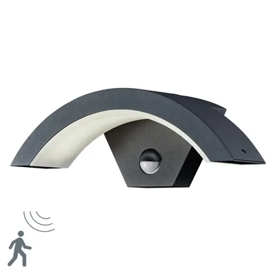 Produktbild von Trio Leuchten LED Sensor-Außen-Wandleuchte Ohio, anthrazit warmweiß Bewegungsmelder