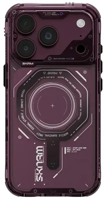 Zdjęcie produktu dla Etui Skinarma Magma MagSafe do iPhone 18 Pro / 17 Pro burgundowy