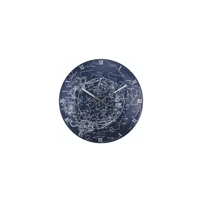 Produktbild von NeXtime 3165, Wand, Quarzuhr, Kreis, Blau, Weiß, Glas, Modern