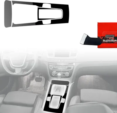 Produktbild von 3in1 Schutzfolien für Mittelkonsole - Peugeot 508 (2010-2018) Schwarz Glanz Grizz Protector