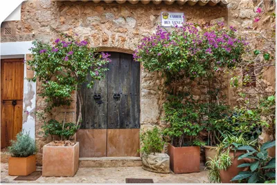 Produktbild von ARTland Poster Altstadtgasse im Dorf Fornalutx Mallorca Größe: 120x80 cm