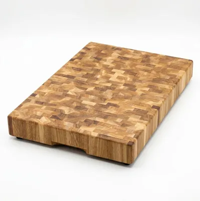 Zdjęcie produktu dla Deska do krojenia SZTORCOWA DĘBOWA 60×40×6cm masywna END GRAIN DUŻA PREMIUM