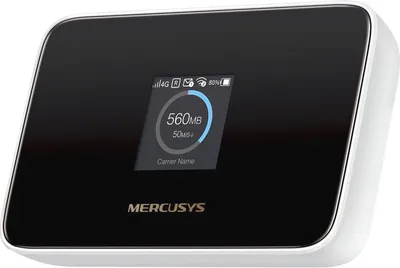 Produktbild von Mercusys MT115, Router für Mobilfunknetz, Schwarz, Weiß, Tragbar, TFT, 3,66 cm (1.44"), 802.11b, 802.11g, Wi-Fi 4 (802.11n), Wi-Fi 5 (802.11ac), Wi-Fi 6 (802.11ax)
