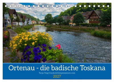 Produktbild von Ortenau - die badische Toskana (Tischkalender 2027 DIN A5 quer), CALVENDO Monatskalender