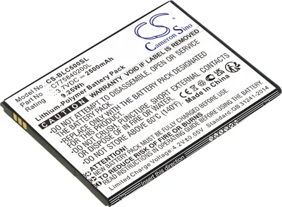Produktbild von TECHTEK Akku Kompatibel mit [BLU] C010Q, C5 Ersetzt C775840200L