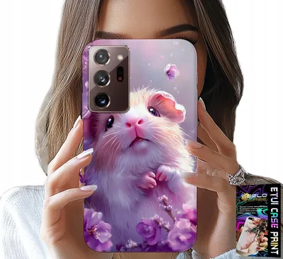 Immagine prodotto di Custodia Per Samsung Note 20 Ultra - Simpatici Disegni Di Criceti E Roditori Per Bambini