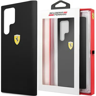 Produktbild von Ferrari Fessihcs22Lbk S22 Ultra S908 Czarny/Schwarz Hardcase Auf Der Spur Silikon
