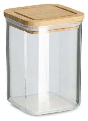 Produktbild von ZELLER 14767 Vorratsdose 800 ml aus Kunststoff mit Bambusdeckel