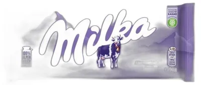 Obrázek produktu pro Milka Mléčná čokoláda Alpenmilch, 90 g