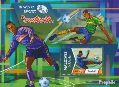 Produktbild von Briefmarken Malediven 2015 Mi Block 815 (kompl. Ausg.) postfrisch Fußball