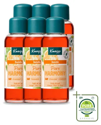 Obrázok produktu pre 6 kusov produktu Kneipp Badöl Pure Harmony, citrusy a lipa - 100 ml - veľké balenie