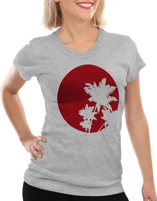 Produktbild von style3 Sun T-Shirt Damen, Farbe:Grau meliert, Größe:XS