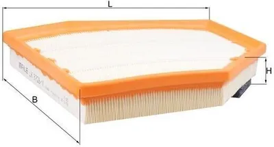 Produktbild von Luftfilter MAHLE LX 3728/1 für BMW 5 Limousine (G30, F90) Filtereinsatz