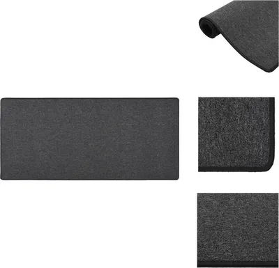 Immagine prodotto di vidaXL Tappeto a correre antracite 50x100 cm - Tappeti