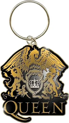Image de Reine - Porte-clés armoiries or