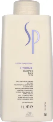 Produktbild von Wella Professionals System Professional Hydrate Shampoo, 1000 ml, Shampoo, Professionell, Unisex, trockenes Haar, Entwirren, Hydratisierung, Feuchtigkeitsspendend, Klärend
