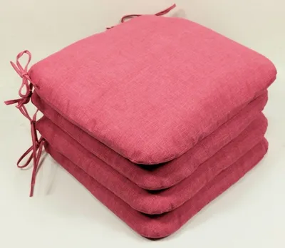 Obrázek produktu pro Sedák 40x40 cm látka malinový melír - set 4 kusy