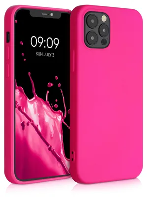 Produktbild von kwmobile Hülle kompatibel mit Apple iPhone 12 / iPhone 12 Pro Hülle - gummierte TPU Silikon Handyhülle - Schutzhülle für kabelloses Laden - Case in