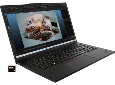 Produktbild von Lenovo ThinkPad P14s Gen 5 (AMD), AMD Ryzen™ 7, 3,3 GHz, 35,6 cm (14"), 1920 x 1200 Pixel, 32 GB, 1 TB