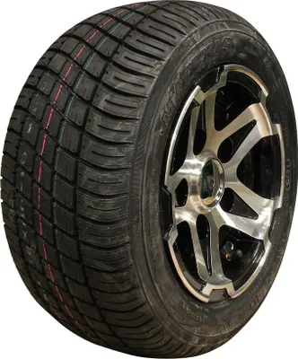 Rad + Reifen 20,5 x 8,0–10 Zoll 6,00I x 10H2 Kings Tire 67/112/5