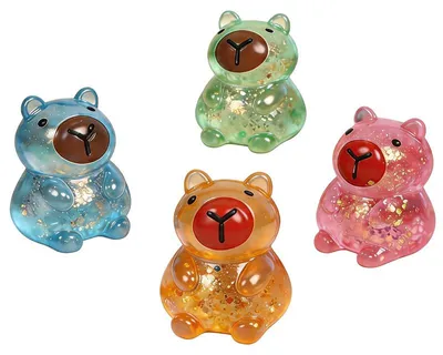 Produktbild von 12 Stück Capybara Squishy Stressspielzeug Quetschspielzeug Anti Stress Set mit Box für Kinder Geschenk-Zufällige Farbe