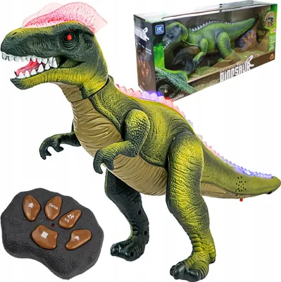 Zdjęcie produktu dla Interaktywny Dinozaur Zdalnie Sterowany Robot Na Pilot Chodzi Ryczy Led