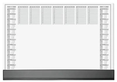 Produktbild von Sigel Schreibtischunterlage Office 2026/2027 weiß Papier 40 - A2