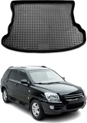 Obrázek produktu pro Rohožka do kufru pro Kia Sportage 2005-2010 gumová TPE černá