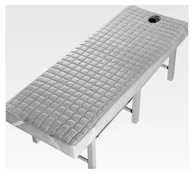 Produktbild von Massagebettbezug mit Gesichtsloch, 180 x 71 cm, atmungsaktiv, ergonomisch, mit Befestigungsgurt, weich, rutschfest, maschinenwaschbar