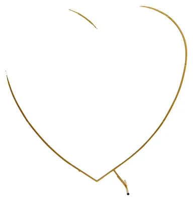 Image de Arche de mariage, cadre en forme de cœur, convient à diverses célébrations, 2 m x 2,1 m, doré