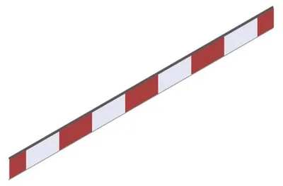 Produktbild von Absperrschranke verzinkt, 1,60 m