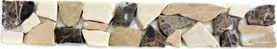 Produktbild von Marmor Naturstein beige Borde Bordüre Ciot Castanao Biancone MOSBor-BC1213